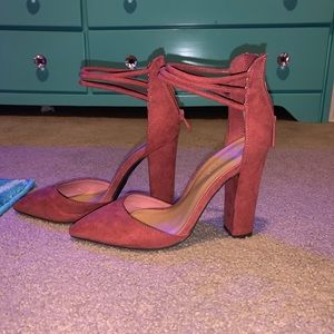 Pink heels very classy